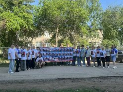 Посадка деревьев на Аллее Героев СВО